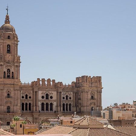 Homey Apt- Atico Con Vistas A La Catedral Malaga Bagian luar foto