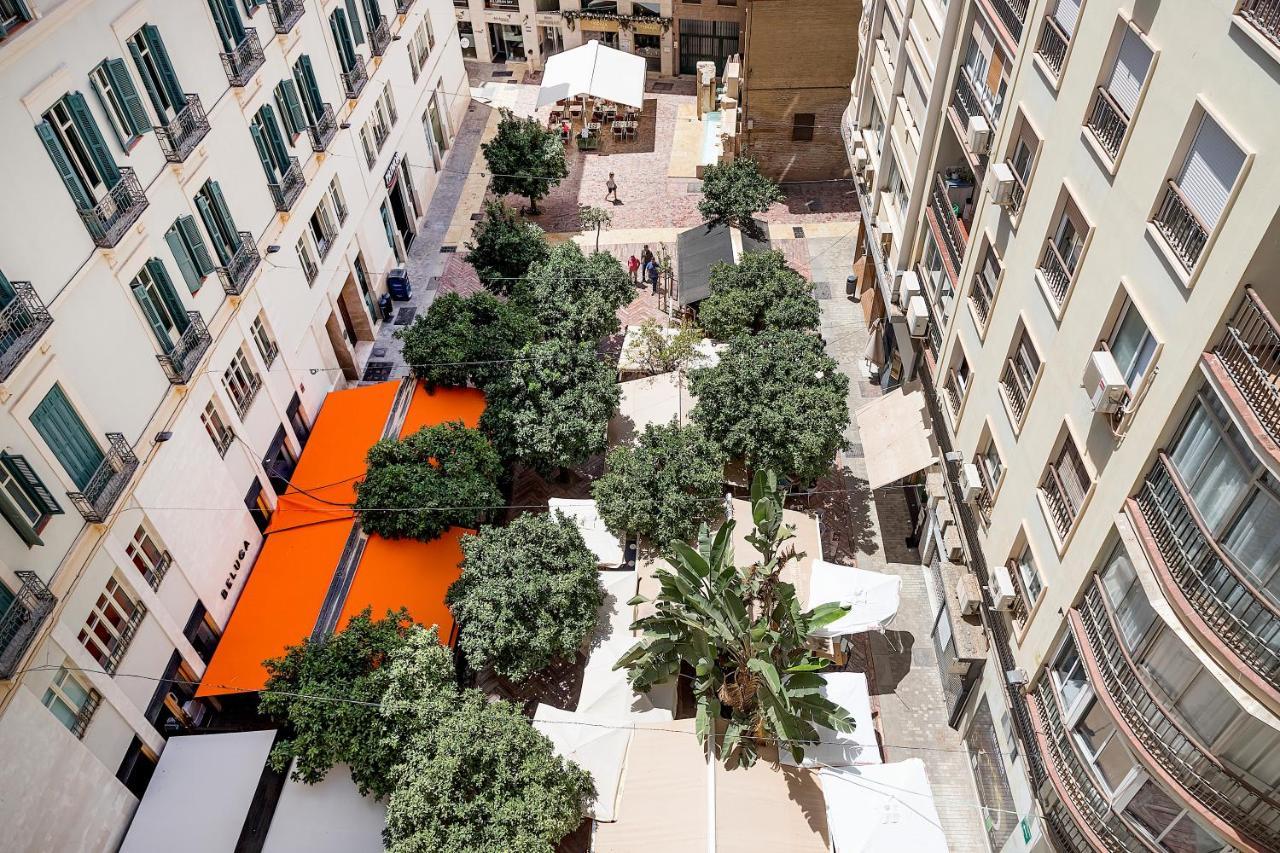 Homey Apt- Atico Con Vistas A La Catedral Malaga Bagian luar foto
